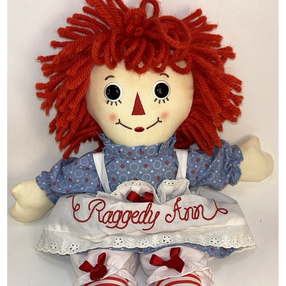 Aurora Raggedy Ann Classic 16" Stuffed Toy Doll Medium Plush 2012 RARE